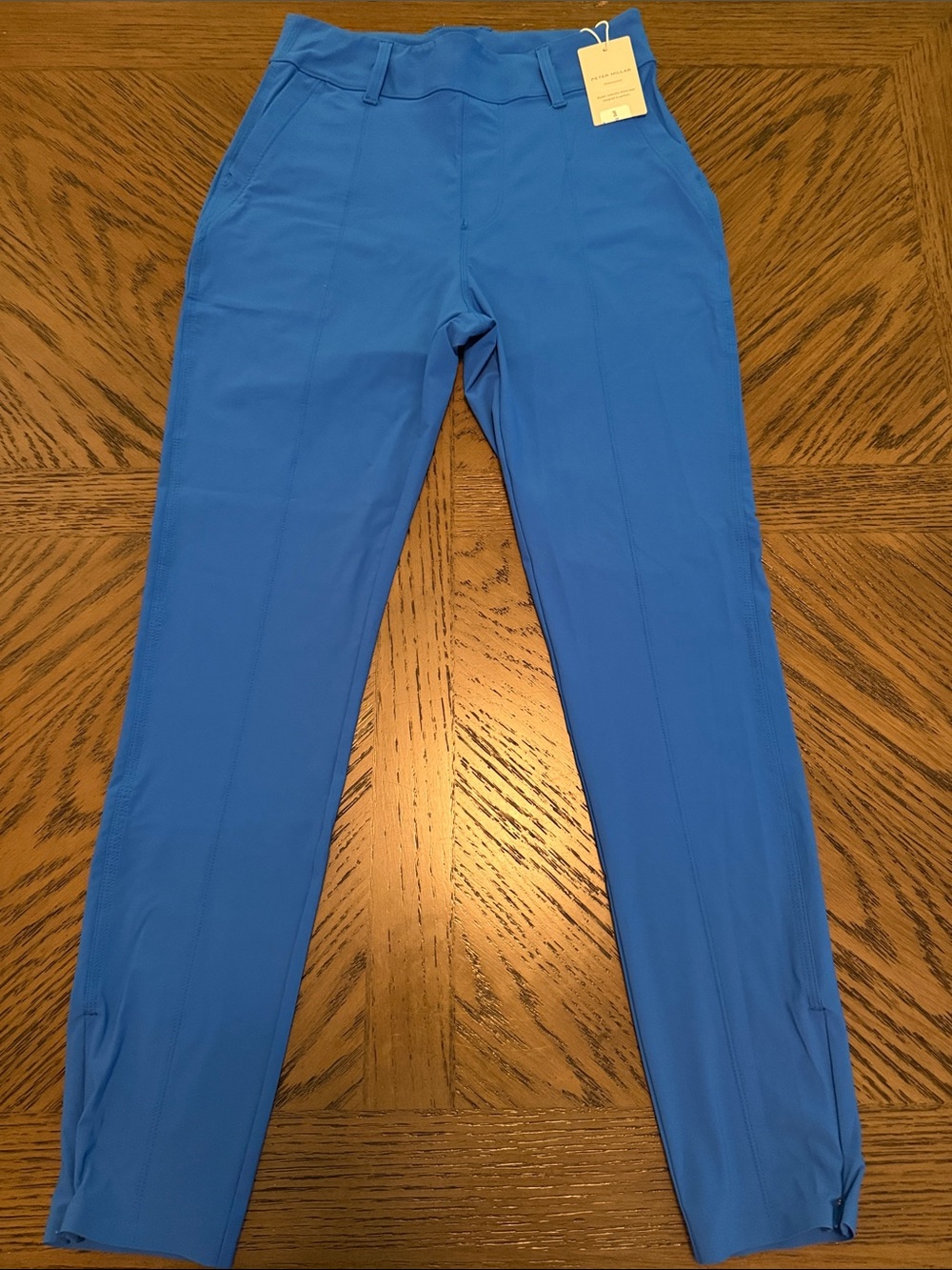Peter Millar Bright Blue Slim Stretch Dress Pants